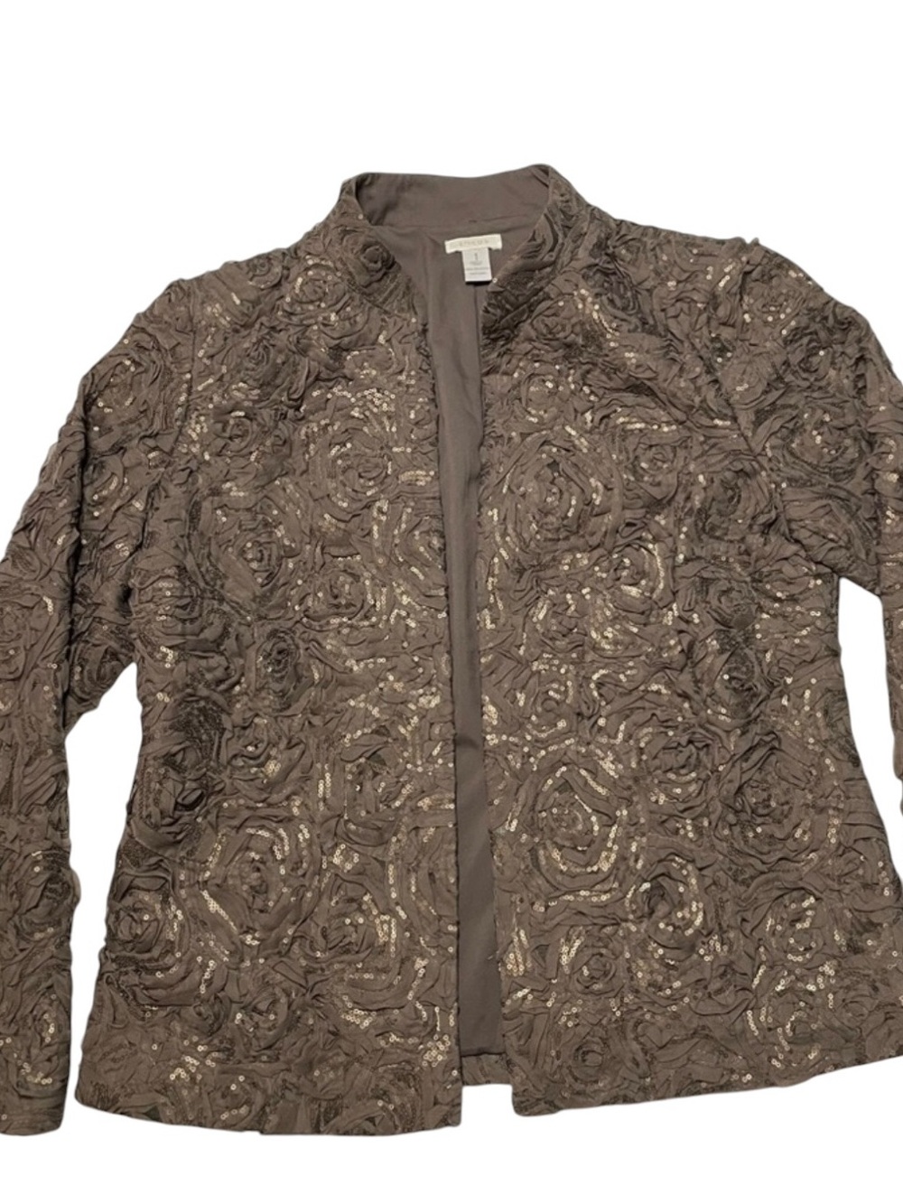 Chico Taupe Jacket with sequins